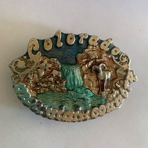 1980 “Colorado Mountain Country” Belt Buckle